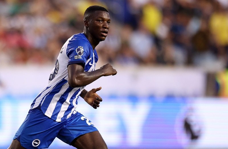 Caicedo trong đội hình thi đấu của Brighton