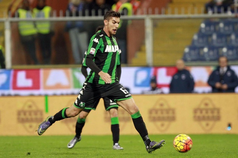 Lorenzo Pellegrini trong giai đoạn thi đấu cho CLB Sassuolo